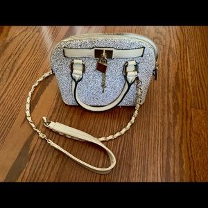 Aldo sparkle key and lock purse